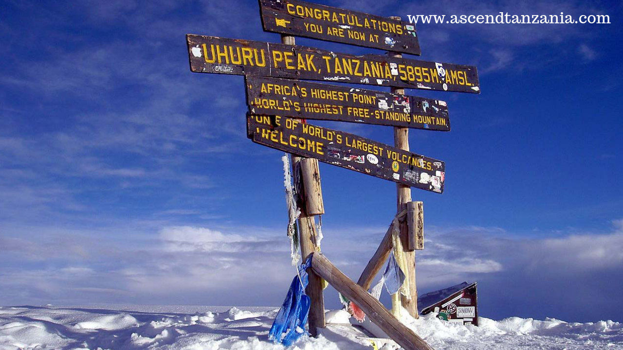 Top View of Kilimanjaro
